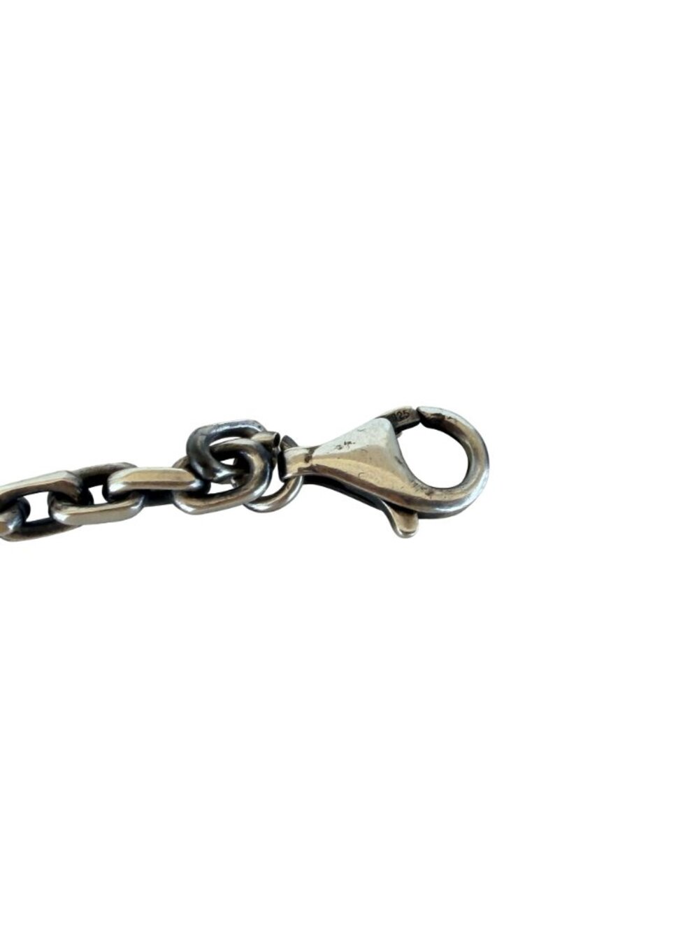Vintage Harley-Davidson Name 925 Sterling Silver Logo Chain Bracelet 19g - Picture 3 of 7